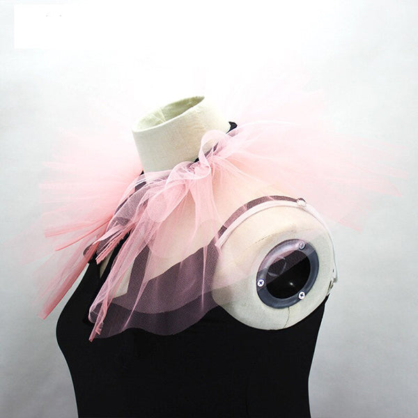 Tori Ruffle Mesh Collar