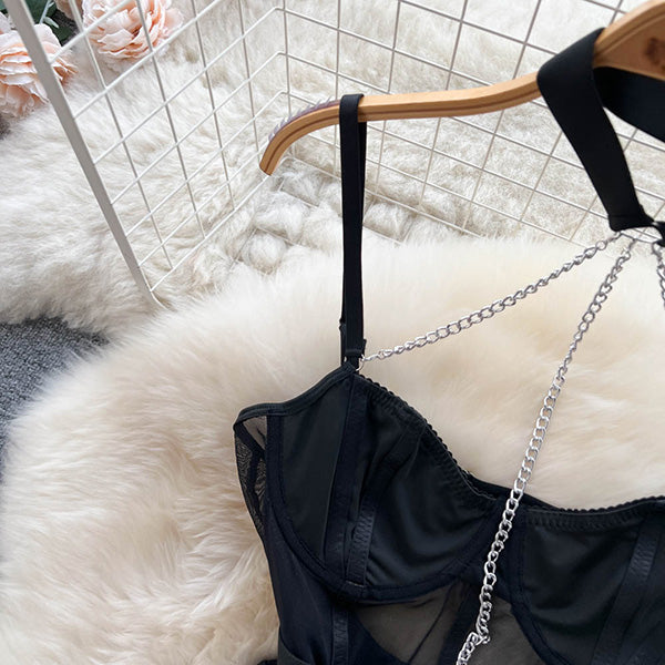 Chain To You Mesh Bodysuit