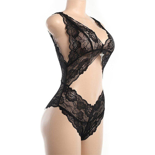 Angel Kiss Floral Lace Bodysuit