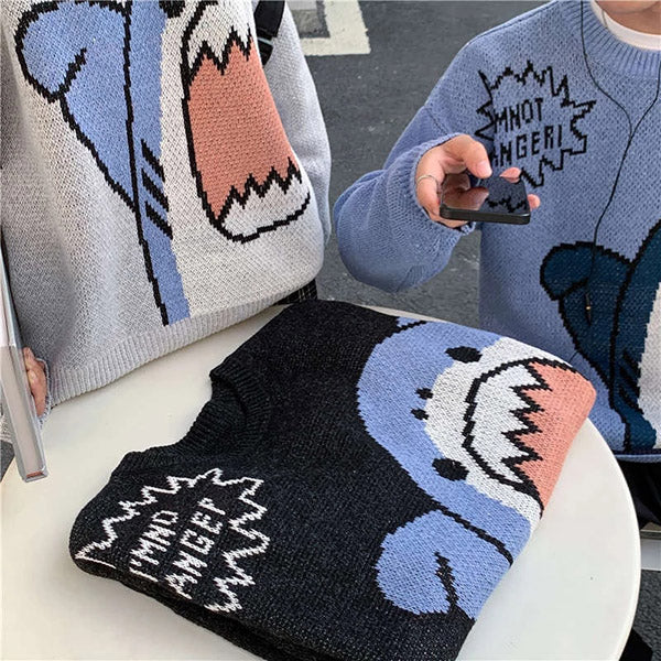 Shark Attack Knitted Sweater