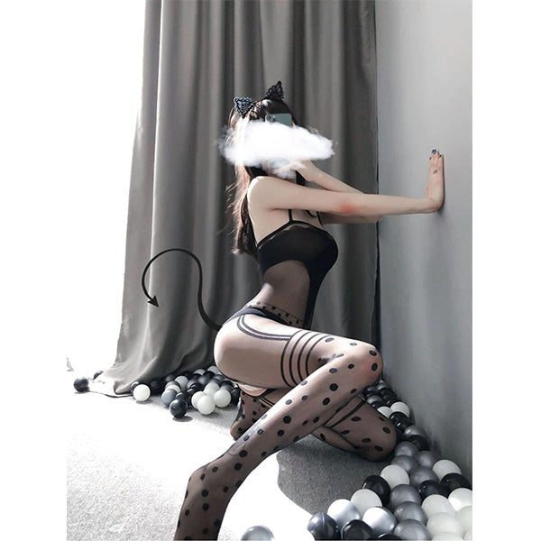 Lovesick Crotchless Bodystocking