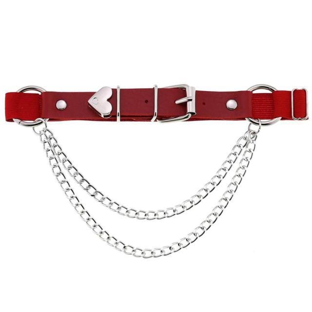 Gothic Lovestruck Leg Garter