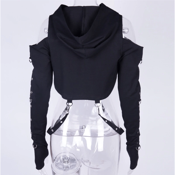 Beast Mode Off Shoulder Hoodie