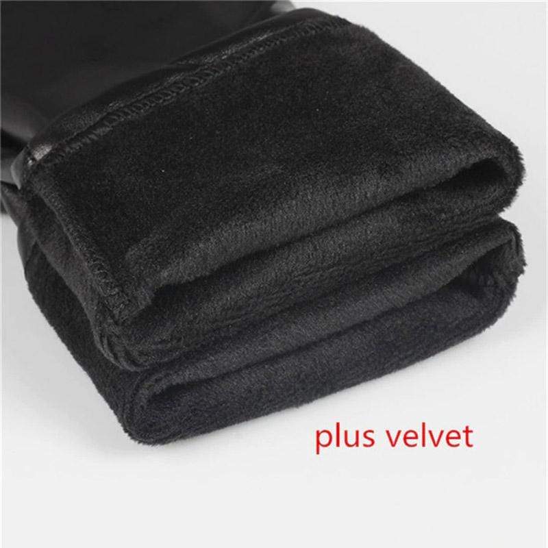 Faux Leather Gothic Black Leggings