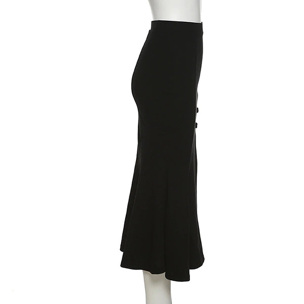 Killer Slit Trumpet Midi Skirt