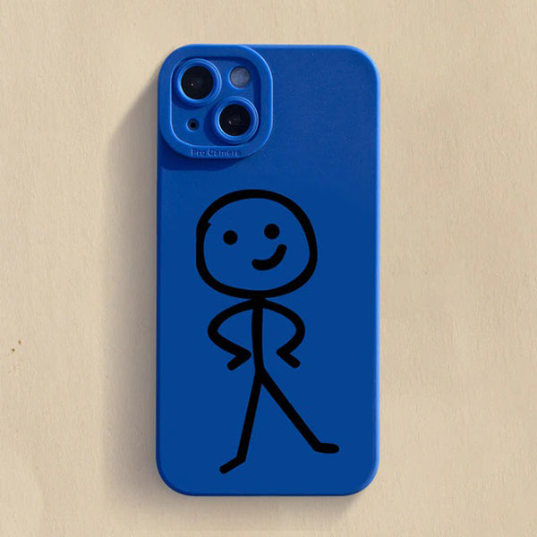 Comic Stickman Phone Case