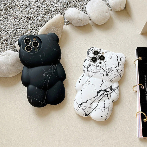 Marble Bear Phone Case