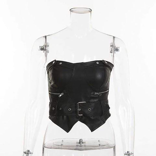 Ebony Gothic Crop Top