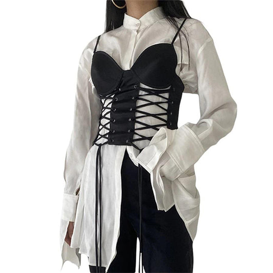 Zelda Hollow Out Bandage Crop Top