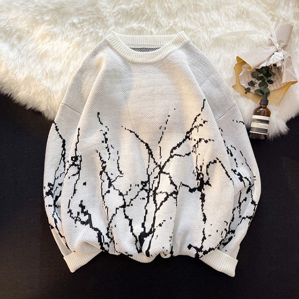Lightning Harajuku Oversized Sweater