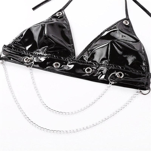 Sexy Hardcode Halter Bra