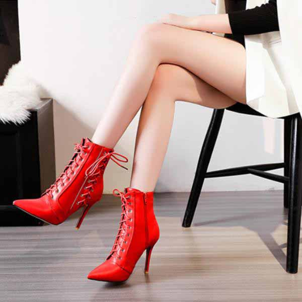 Bewitching Lace-Up Boots