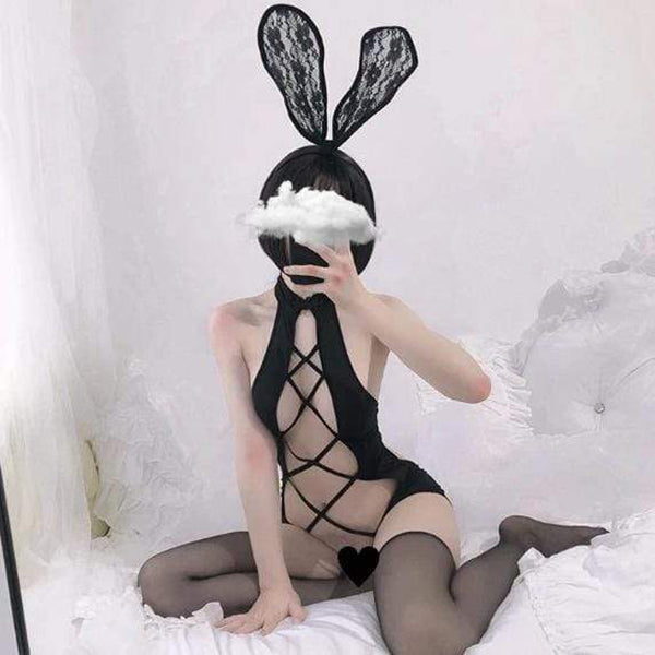 Gothic Sexy Babydoll Bodysuit