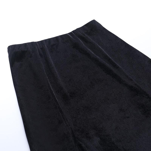 Victoria Velvet Long Skirt