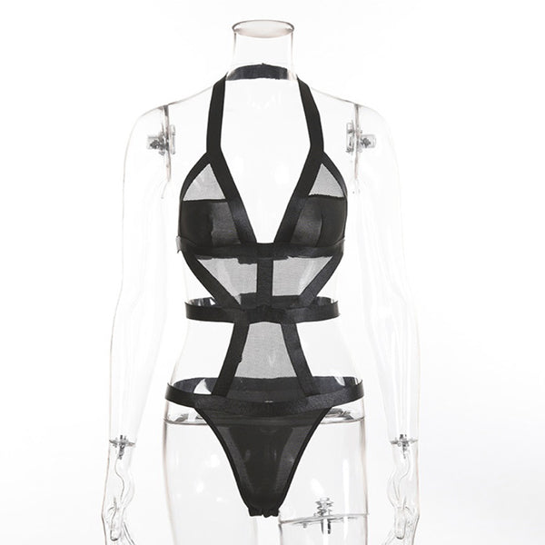 Mesh Bondage Bodysuit