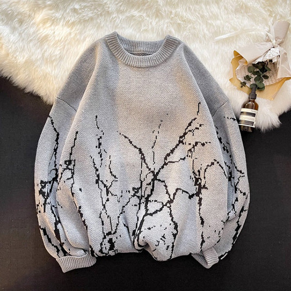 Lightning Harajuku Oversized Sweater