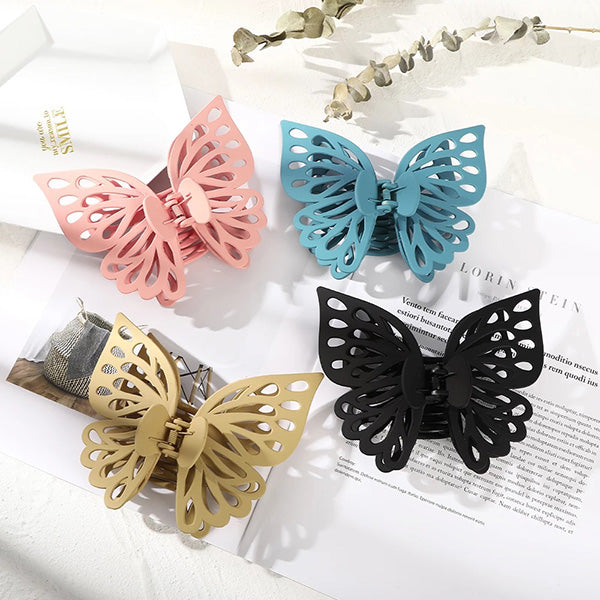 Gothic Butterfly Hair Claw Clip