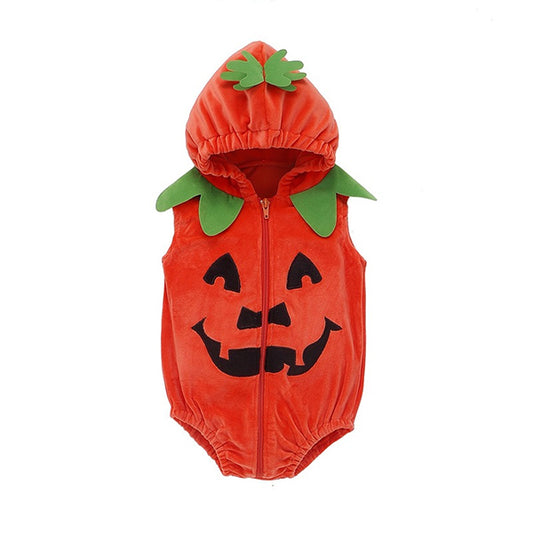 Baby Pumpkin Romper Costume