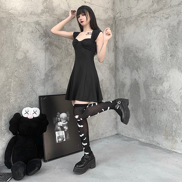 Nocturnal Being Thigh High Socks