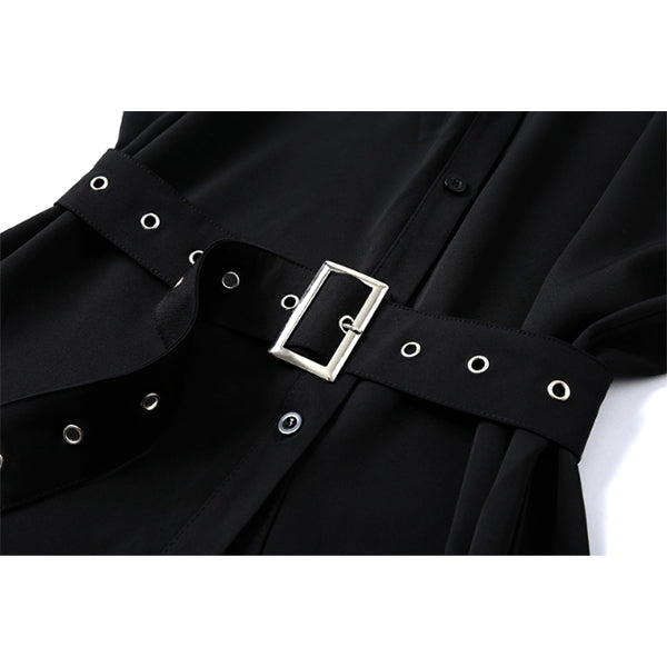 Black Suspender Dress