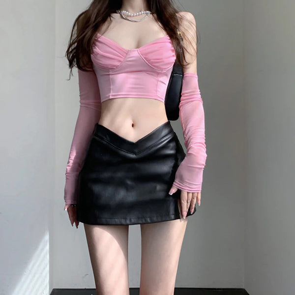 Get Lost Mini Skirt