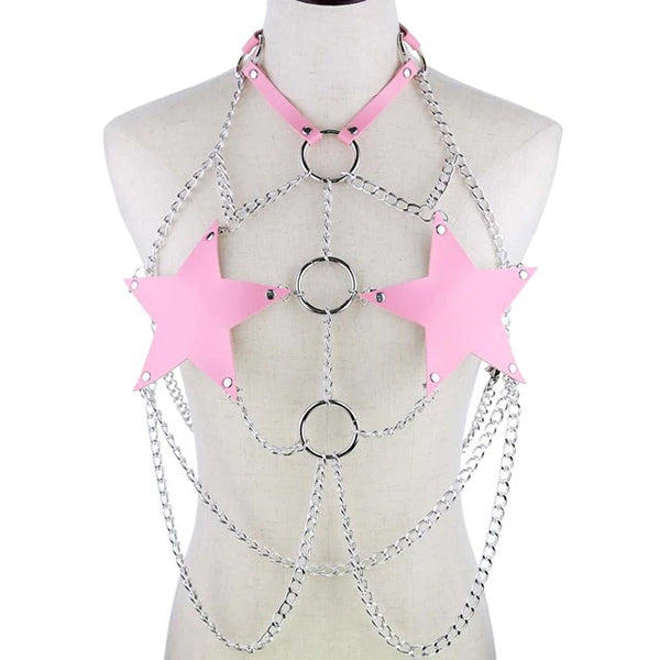Chained Star Body Harness