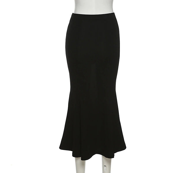 Killer Slit Trumpet Midi Skirt