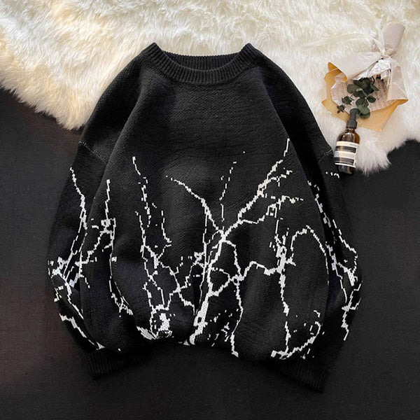 Lightning Harajuku Oversized Sweater