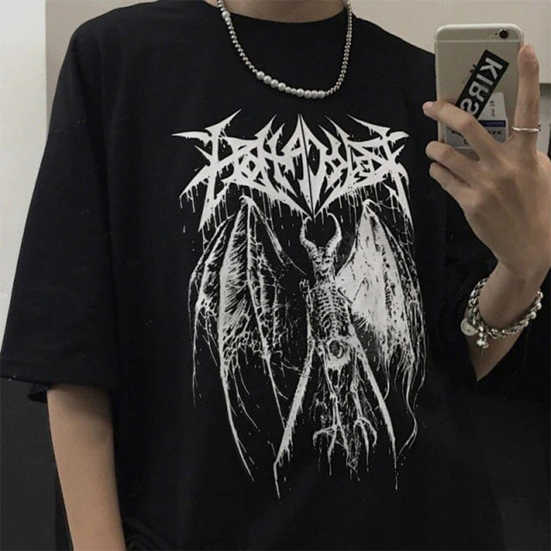 Creep Dark Grunge Loose Shirt