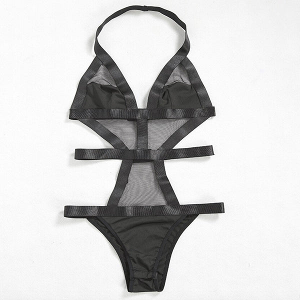 Mesh Bondage Bodysuit