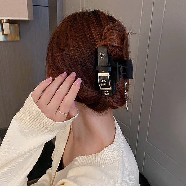 Punk Belt Hair Claw Clip