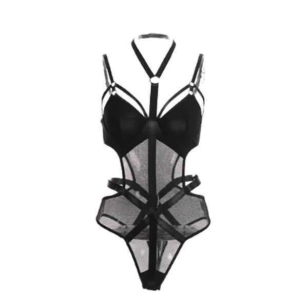 Sexy Mesh Gothic Bodysuit