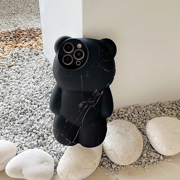 Marble Bear Phone Case