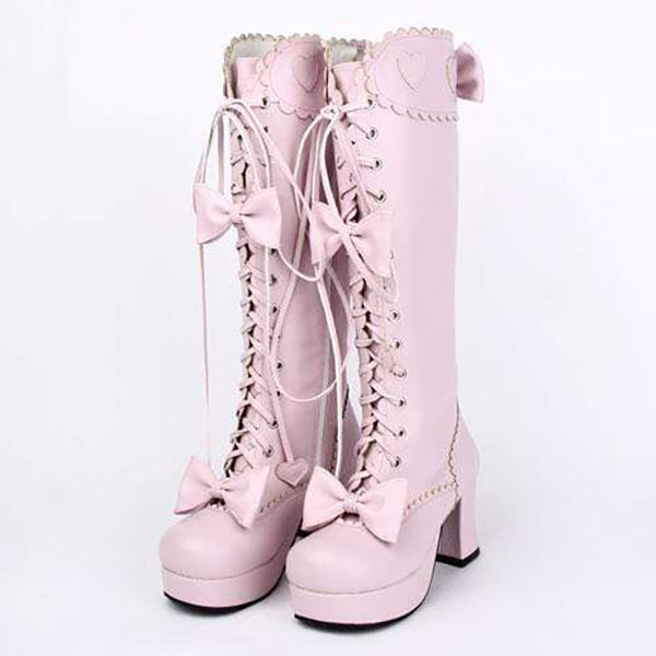 Lolita Bowtie Boots