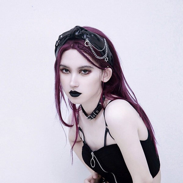 Judy Leather Bowknot Headband