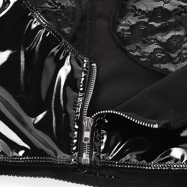 Gothic Rave Crop Top Bra