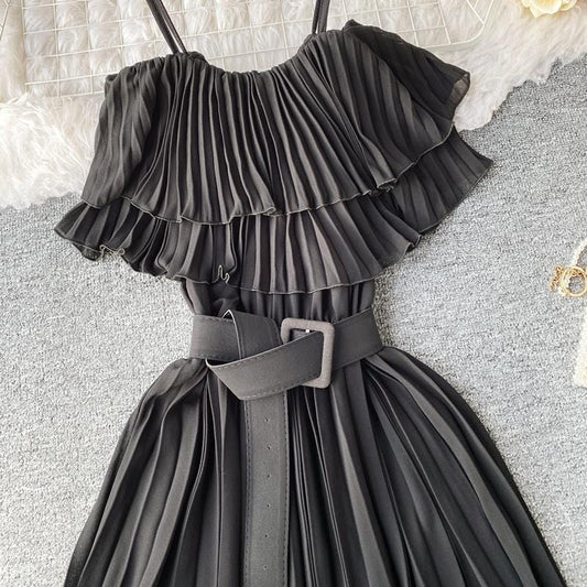 Incarnate Pleated Midi Dress