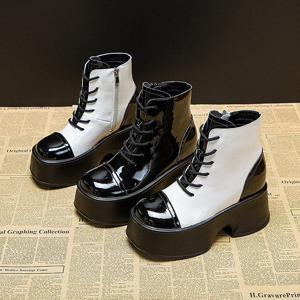 Julie Platform Saddle Shoes