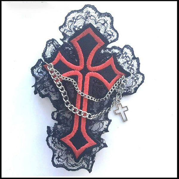 Crucifix Lolita Hair Pin