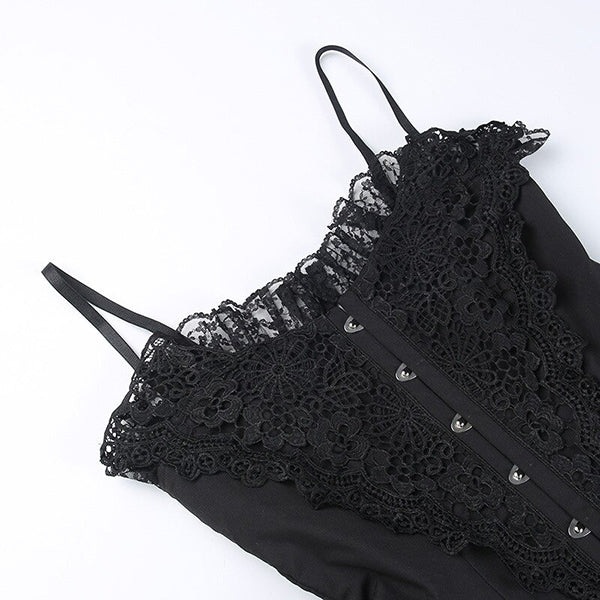 Morgana Gothic Lace Dress