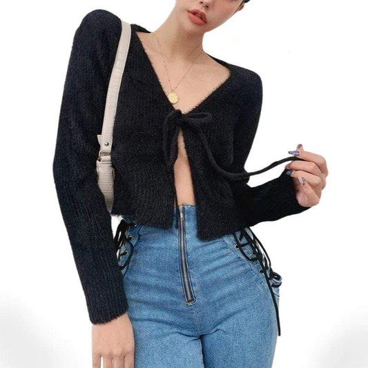 Angelina Knitted Goth Cardigan