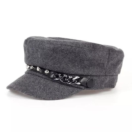 Avril Punk Flat Cap