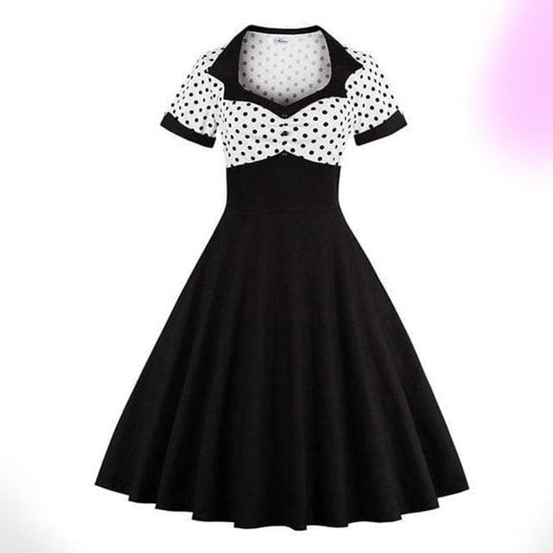 Dark Romanticism 50s Style Pin Up Dress