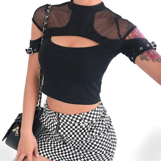 Draconia Gothic Mesh T-Shirt