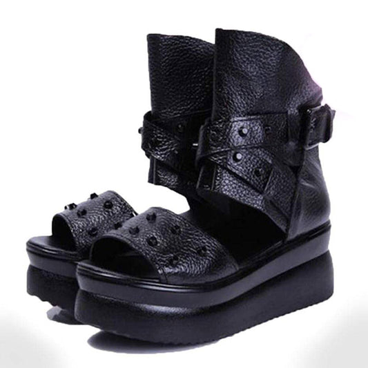 Fearless Leather Sandals