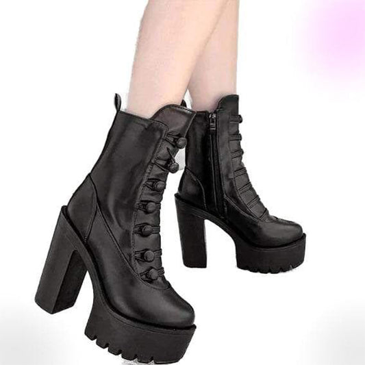 Hateful Prayers Platform Boots