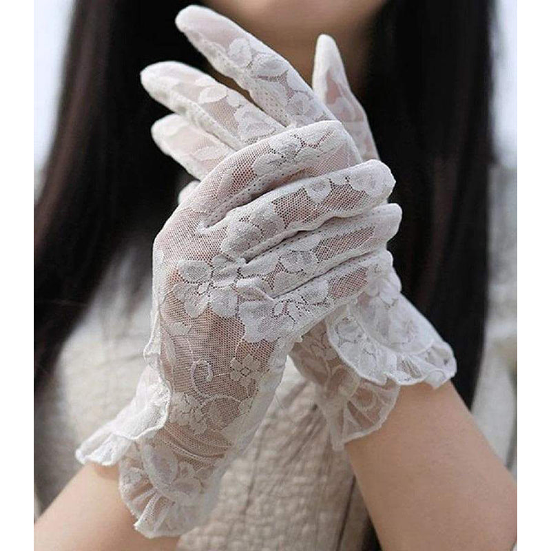Lotus Steampunk Gloves