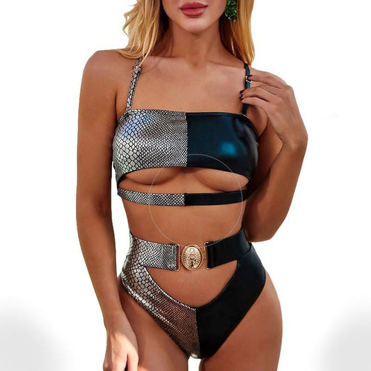 Hollow Belt Swimsuit