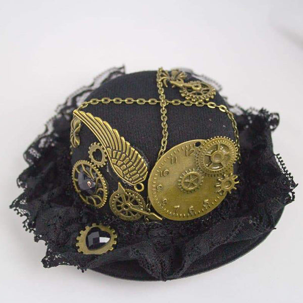 Steampunk Victorian Hat-headband and Glasses