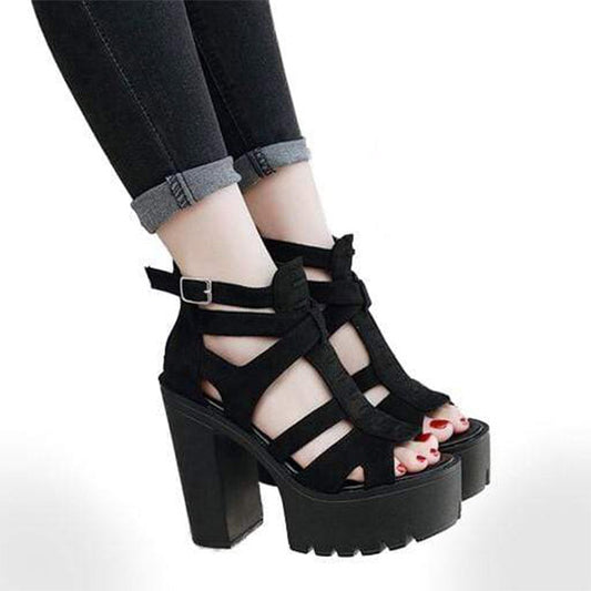 Lux Night Velvet Sandal